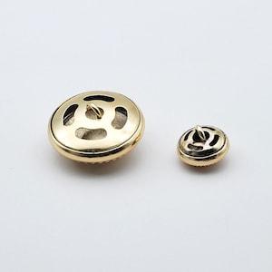 Bottoni Leone in Metallo-6 Pezzi Bottoni Oro Argento per Cucire Giacca/Giacca/Cappotto/Maglione/Cardigan immagine 6