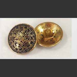 Metal Floral Buttons-6Pcs Gun Black/Gold/Tea Gold/Silver/Bronze Hollow Button for Sewing-Blazer/Jacket/Coat/Sweater image 8