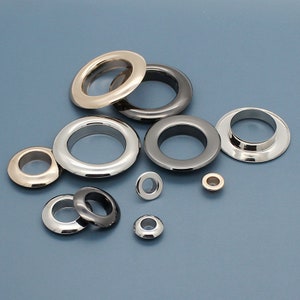 Metal Eyelet Grommet-20/50Pcs Highlight Snap Ring for Down Jacket/Shoe/Belt/Handbags/Luggage/Purse/Hat/Curtain image 1