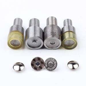 Magnetic Rivet Hand Press Dies-10mm-18mm Setter Tool Set for Hand Press/Foot Machine