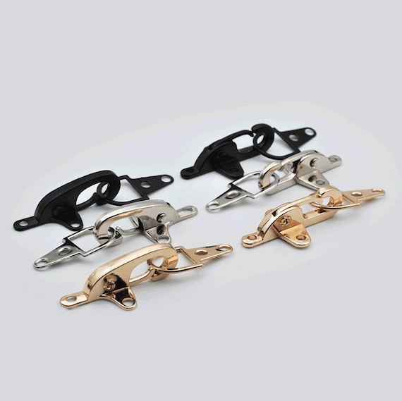 Metal Buckles Toggle Hook Clasp 3-Piece Set: Snap Fastener for Coats/Jeans/Bags