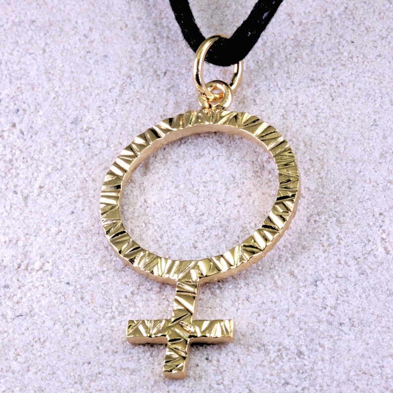 Sterling Silver Female, Male, Venus, Mars, Demiboy, Demigirl: Necklace, Charm, Pendant, Gift Female Necklace