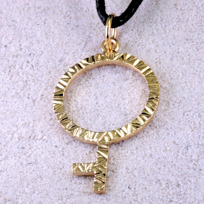 Sterling Silver Female, Male, Venus, Mars, Demiboy, Demigirl: Necklace, Charm, Pendant, Gift Demigirl Necklace