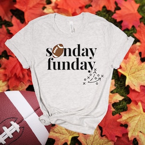 Football Sunday Funday Shirt, Fußball T-Shirt, Spieltag Fußball Shirt, Fußball Shirt für Frauen, Fußball Saison, Fußball Fan T-Shirt