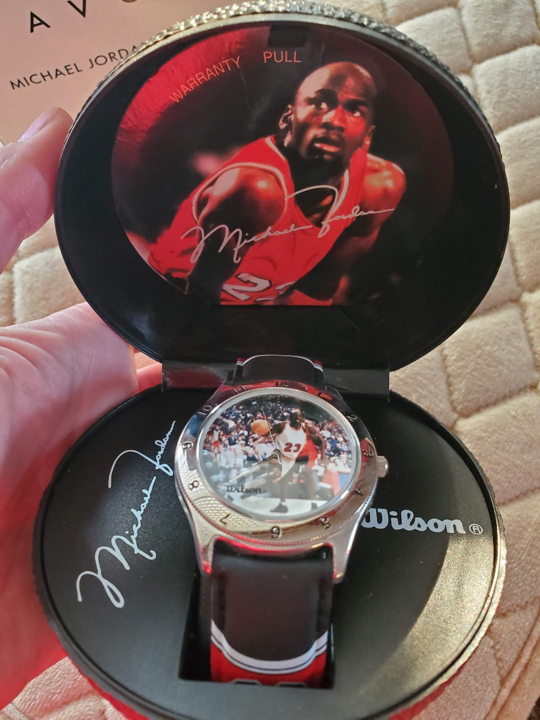 Michael Jordan Vintage Avon Watch in Box With Bonus Earrings Etsy