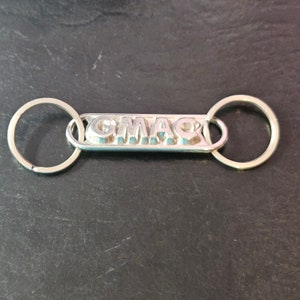 Vintage GMC Trucks Emblem Keychain for truck enthusiast