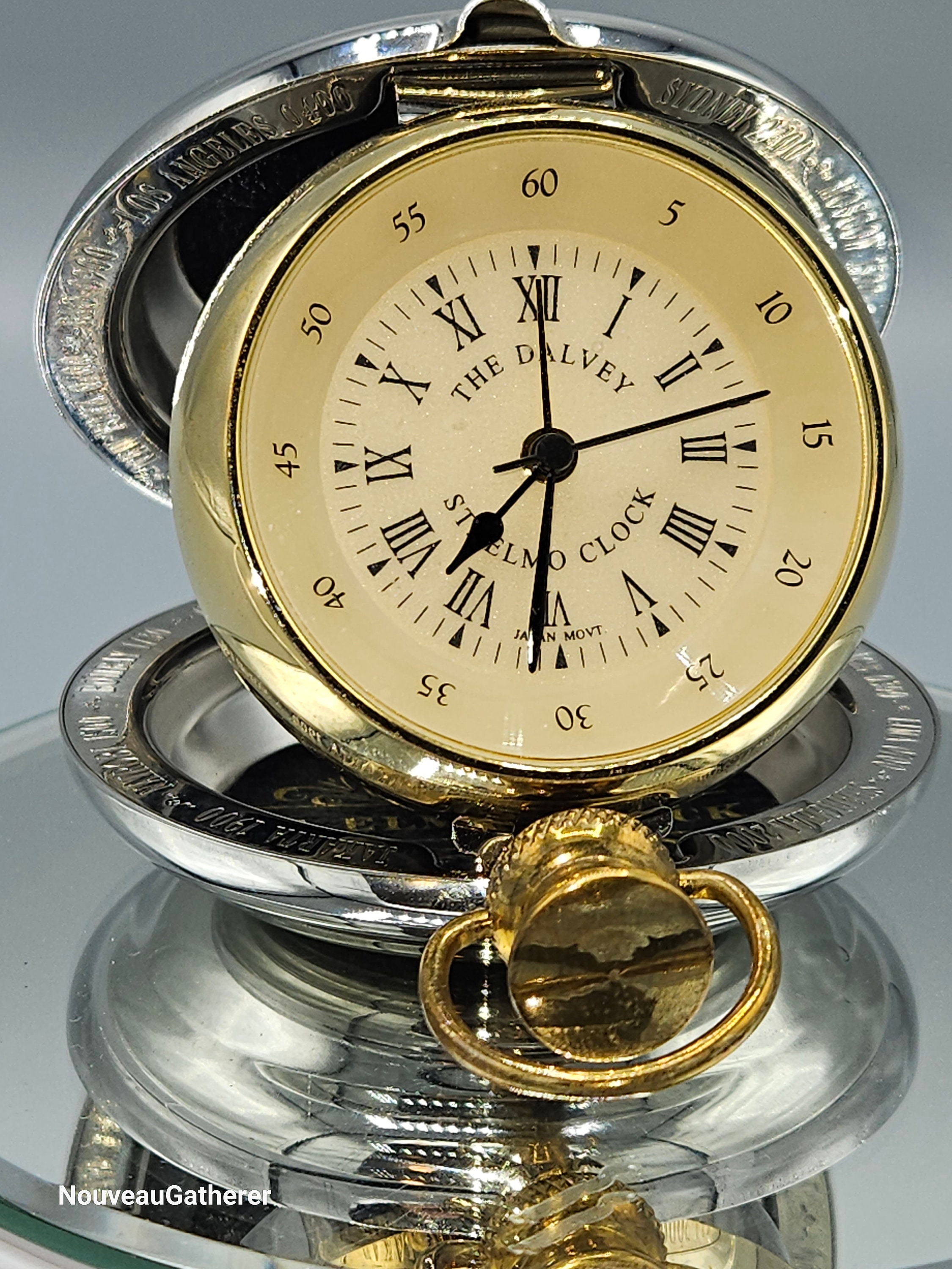 DALVEY ダルビー ST.ELMO CLOCK 懐中時計 置時計 Dalvey St. Elmo Vintage Travel Clock - Etsy