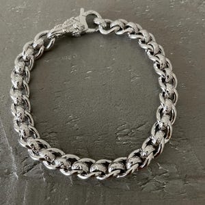 Sterling Silver 925 Link Bracelet for men and women