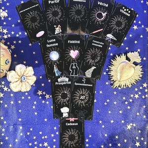 Oracle obsidienne de Maria avec pochon ( En précommande expédié fin Août )