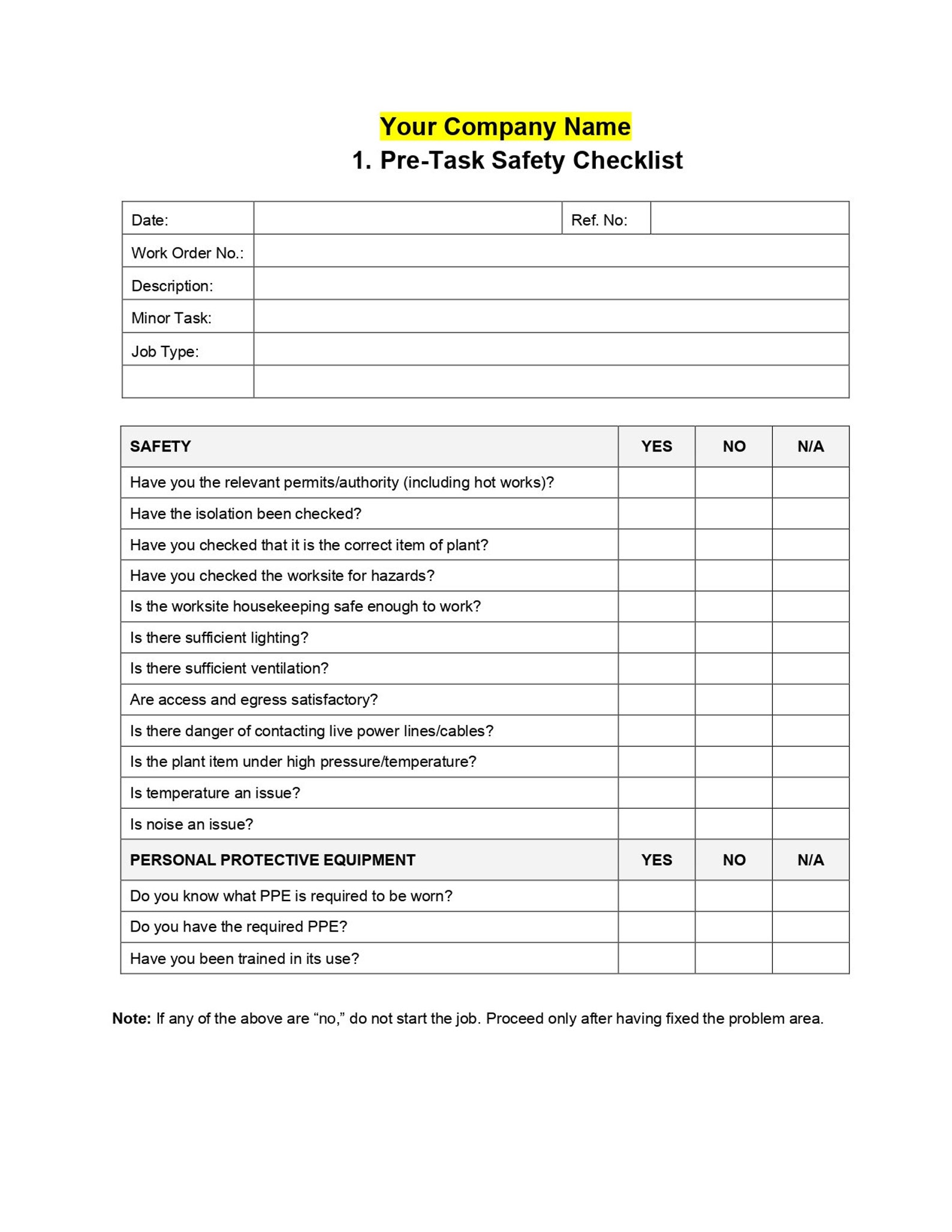 Professional Construction Safety Manual Etsy