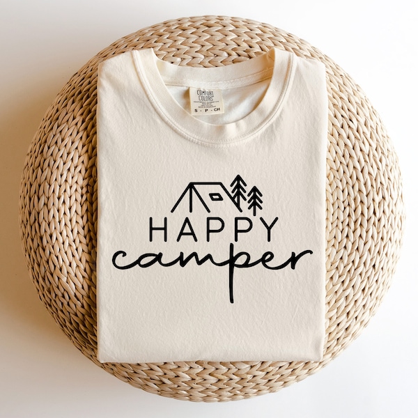 Happy Camper Svg - Etsy
