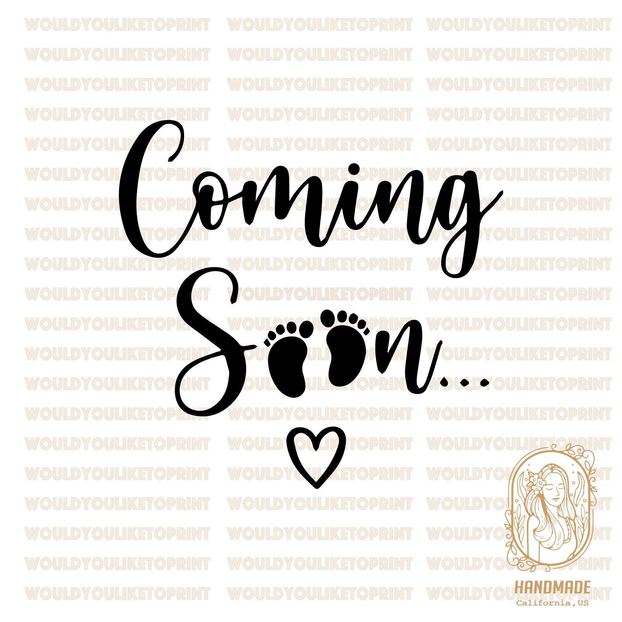 Coming Soon Svg Baby Boy Feet Svg Pregnancy Announcement. Etsy Canada