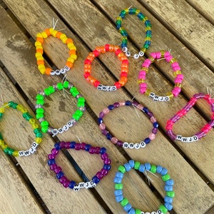 WWJD beaded bracelets