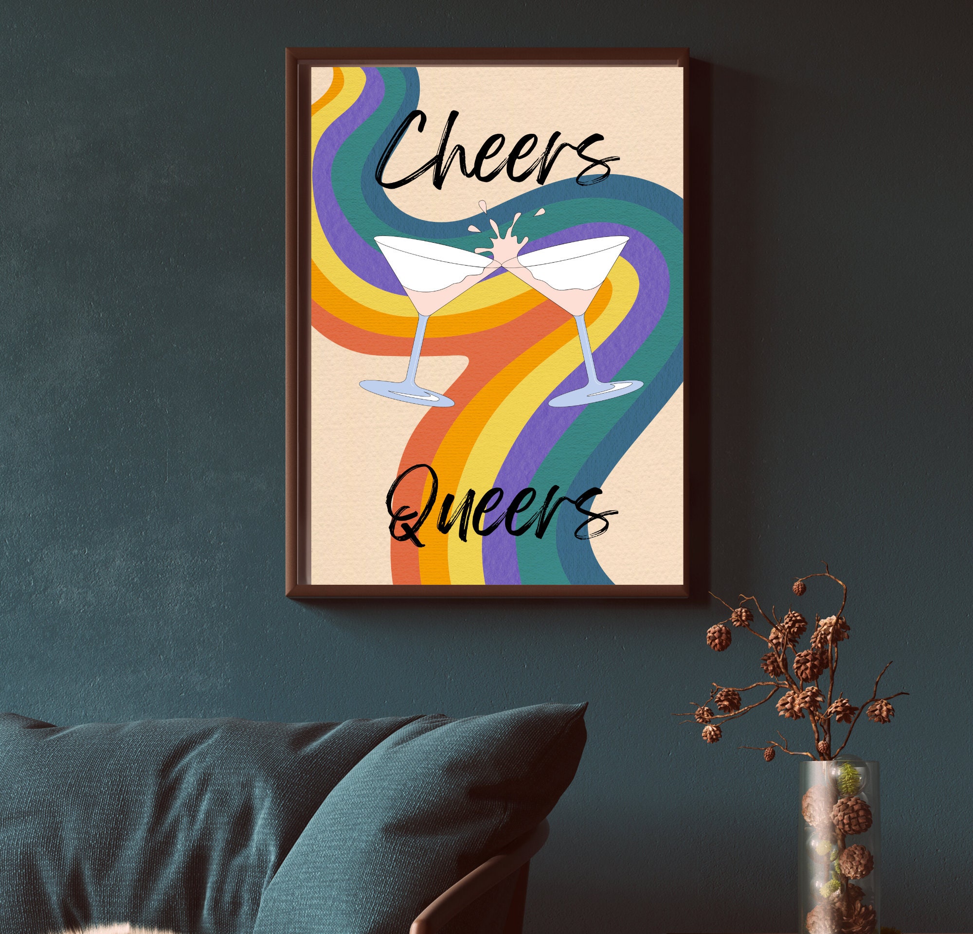 Cheers Queers Digital Download Etsy
