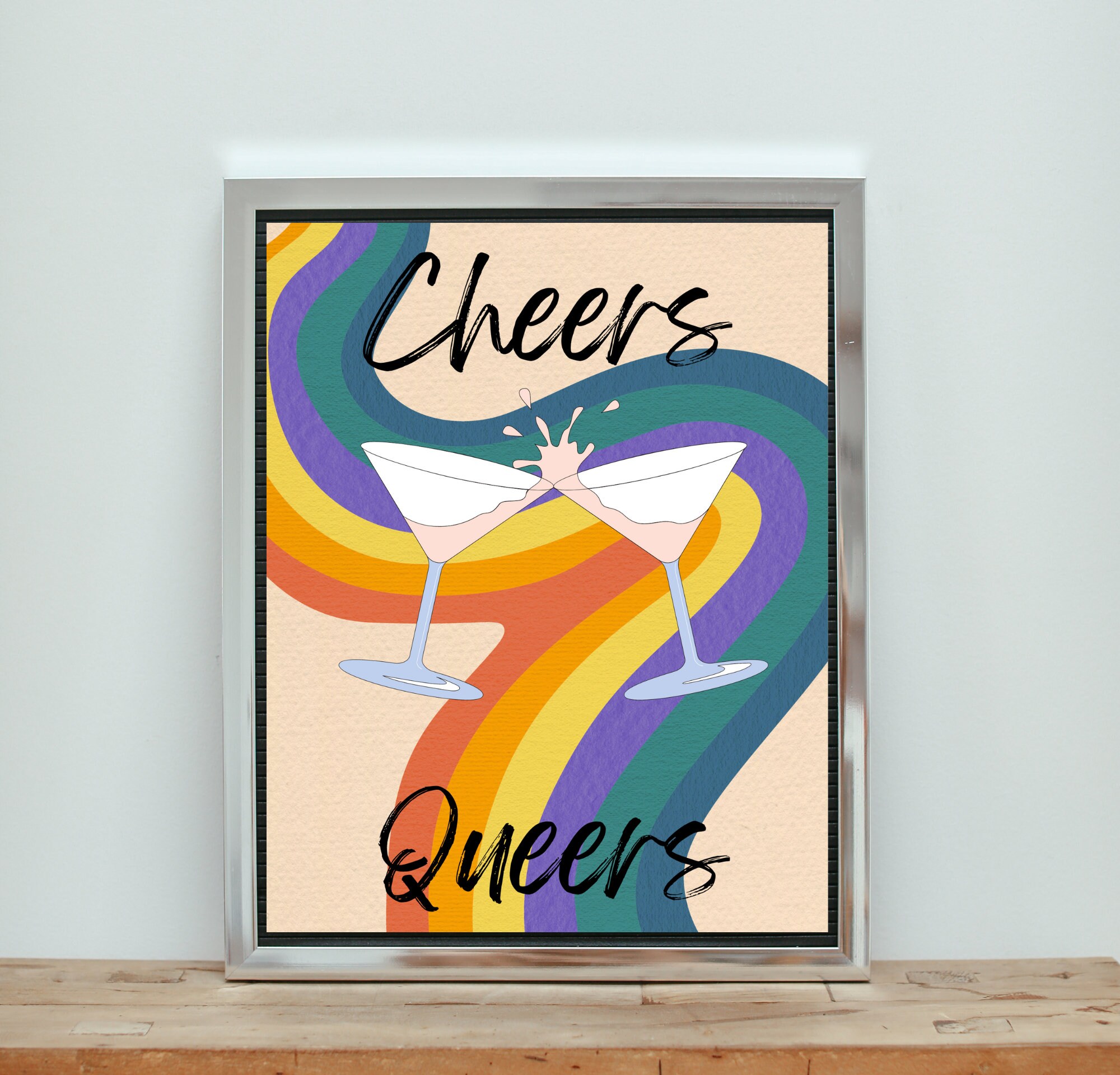 Cheers Queers Digital Download Etsy