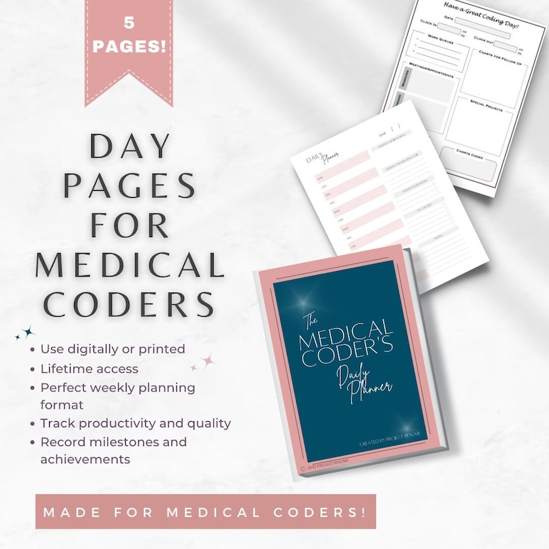 Medical Coder's Day Pack Original Design Increase Etsy
