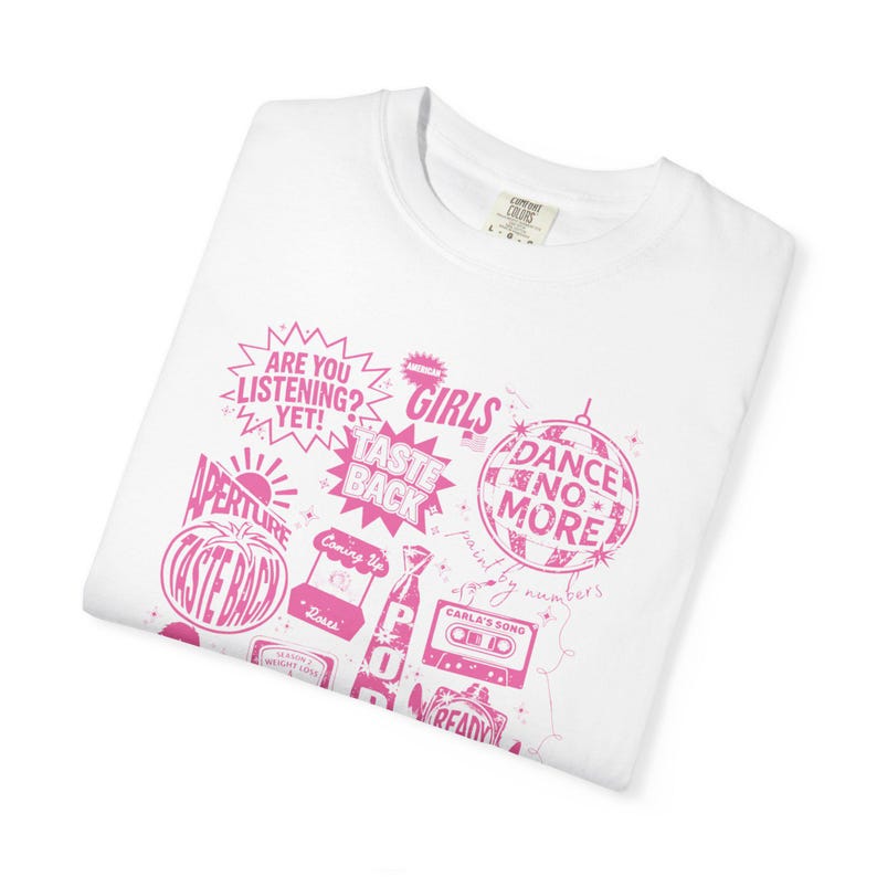 Kiss All the Time, Disco Occasionally Tracklist Comfort Colors Tee | KISSCO | Harry Fan | KISSCO Songs | Dance No More image 4