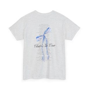 Gracie Abrams That&#39;s So True Shirt | The Secret of Us | Gracie Abrams Merch | Gracie Abrams Gift | Gracie Abrams Fan | Gifts for Her