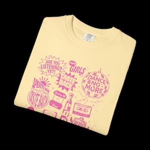Kiss All the Time, Disco Occasionally Tracklist Comfort Colors Tee | KISSCO | Harry Fan | KISSCO Songs | Dance No More image 13