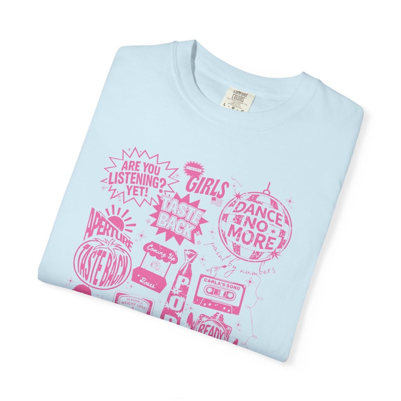 Kiss All the Time, Disco Occasionally Tracklist Comfort Colors Tee | KISSCO | Harry Fan | KISSCO Songs | Dance No More image 11