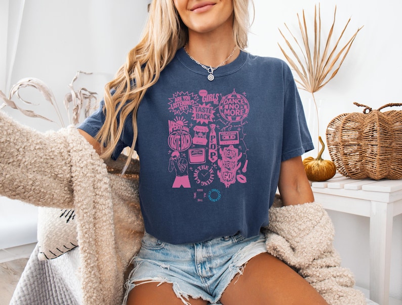 Kiss All the Time, Disco Occasionally Tracklist Comfort Colors Tee | KISSCO | Harry Fan | KISSCO Songs | Dance No More image 7