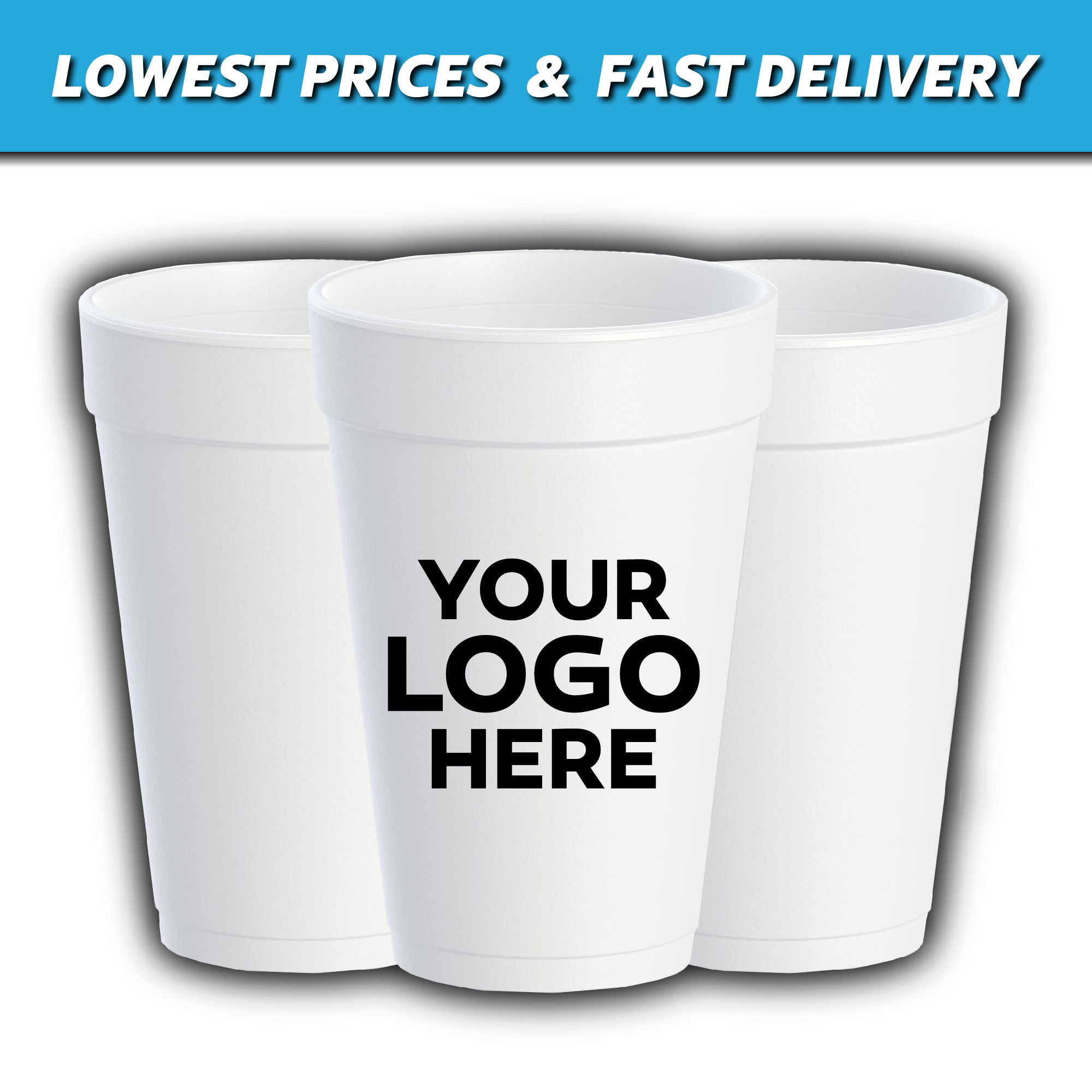 monogram bloom personalized styrofoam cups – The Essential Market