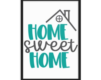Home Sweet Home - Framed Wall Art