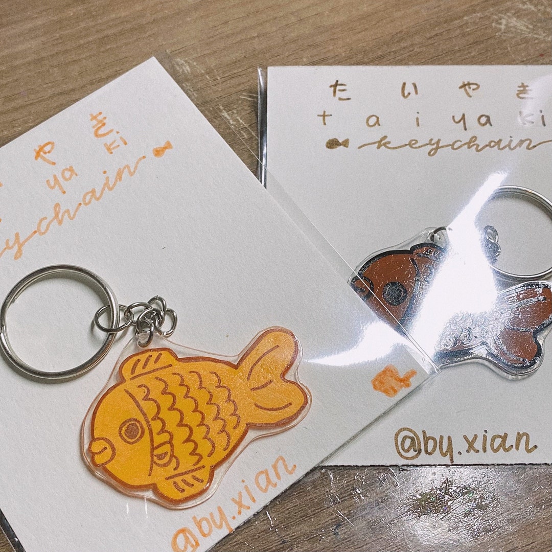 Cute Handmade Taiyaki Keychain - Etsy