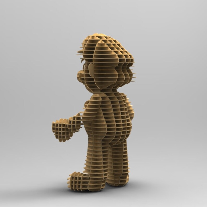 Super Mario Laser Cut File Engrave Files Dxf / Cdr / Dwg / Etsy Canada