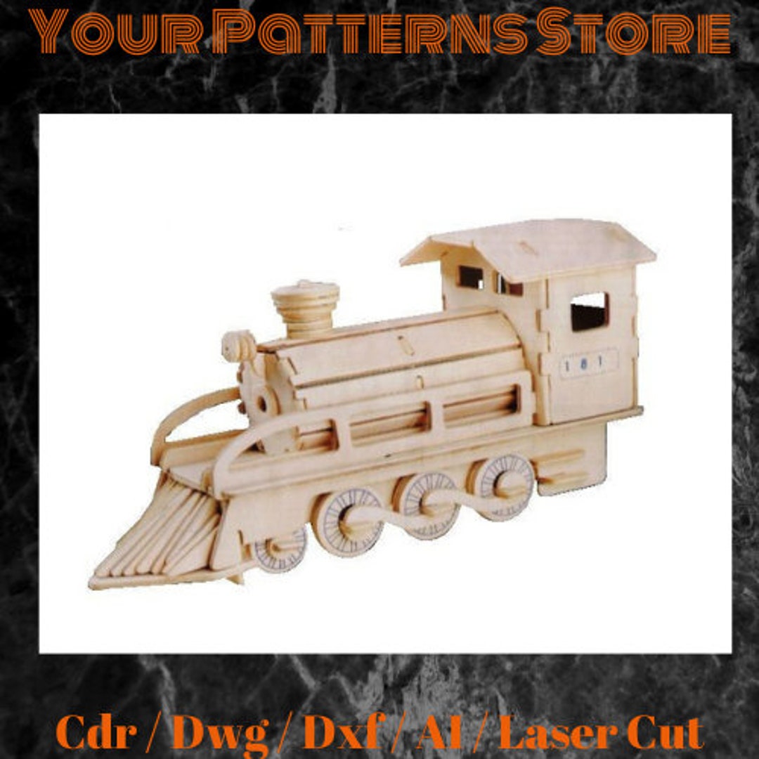 Laser Cut File, Engrave Files, Dxf / Cdr / Dwg / Puzzle for