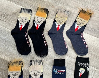 ¡Calcetines divertidos de Trump!