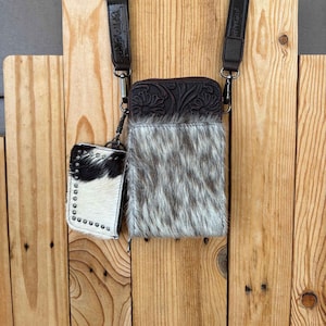 Cowhide Phone Phone Crossbody Purses!
