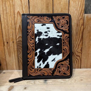 Gorgeous Cowhide Zipper Portfolio/Binders!