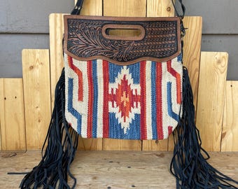 Saddle Blanket Fringe Crossbody!