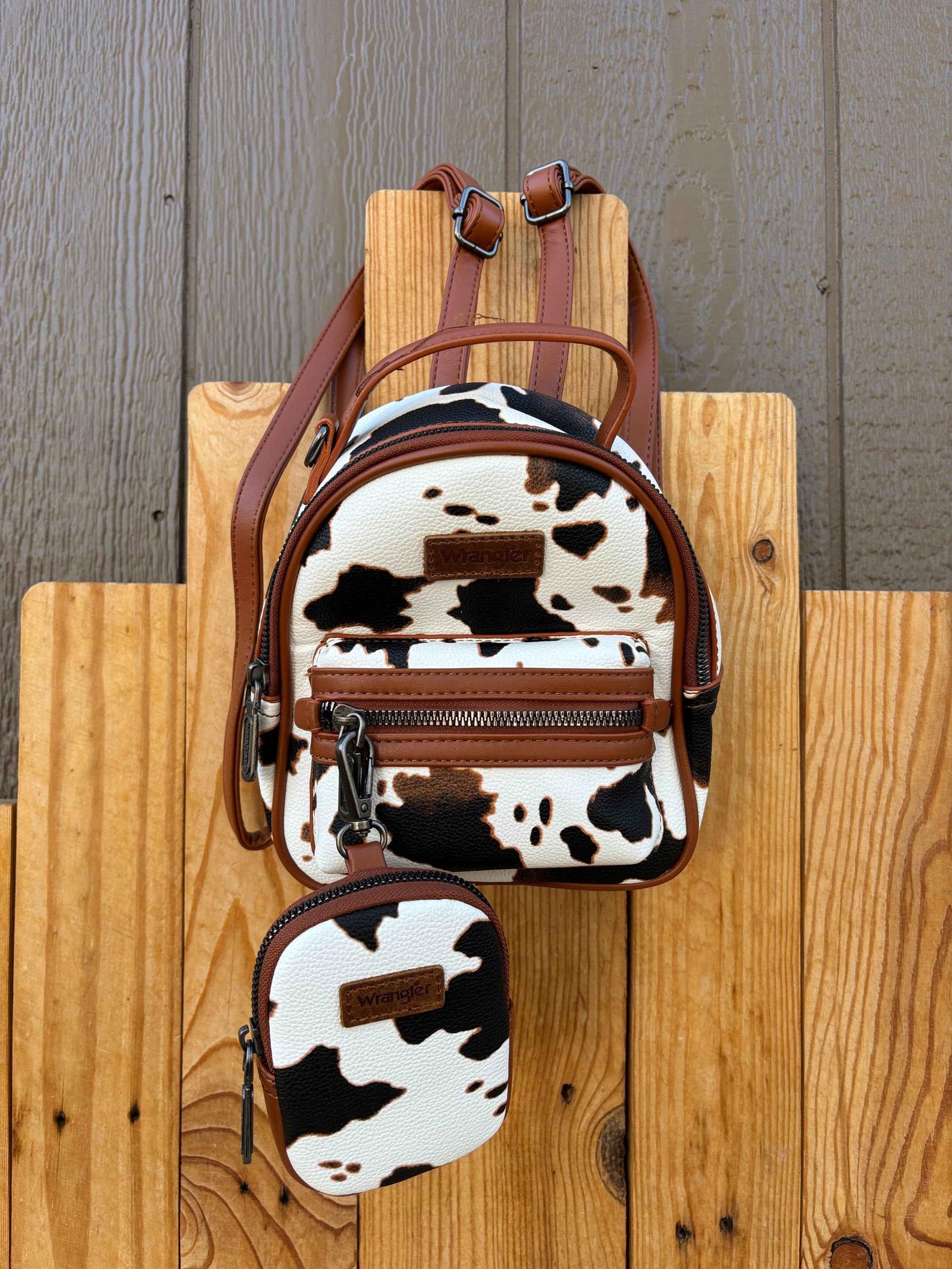 Wrangler Cow Print Mini Backpacks! - Etsy