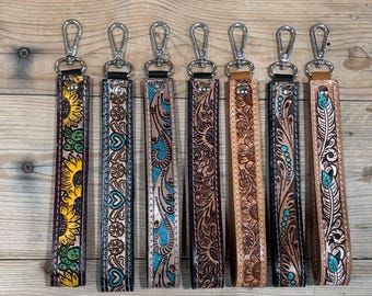 Genuine Tooled Keychain Wristlets!