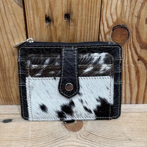 Cowhide & Tooled Leather Credit Card Wallets!