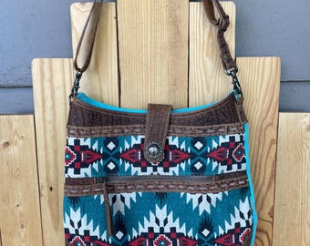 Turquoise Tribal Crossbody!
