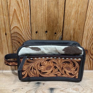 Western Cowhide Makeup Bags!