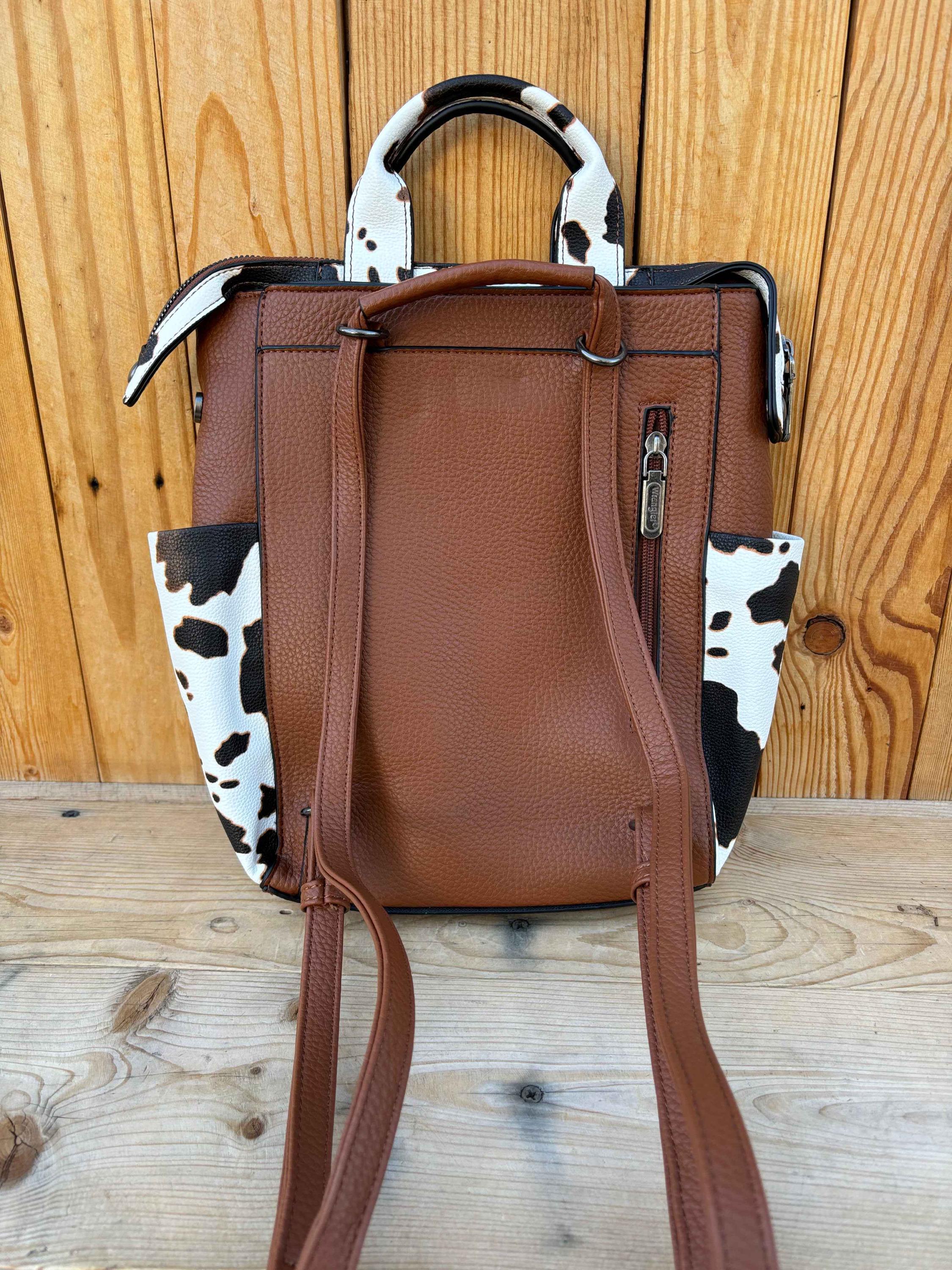 Wrangler Cow Print Convertible Backpacks! - Etsy