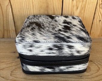 Double Decker Cowhide Jewelry Boxes!