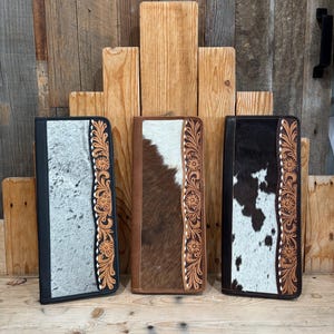 Cowhide Traveling Jewelry Cases!
