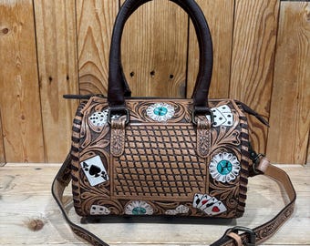 Authentic LOUIS VUITTON Mini Speedy Handbag Monogram Canvas Brown