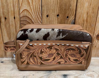Western Cowhide Makeup Bags!