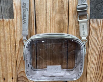 Wrangler Clear Crossbody Bags!