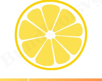 Lemon Slice SVG, Lemon Svg Cricut, Lemon Png, Fruit Svg, Tshirt Design, Layered, Cutting, Cricut, Silhouette, Digital, Instant download