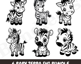 Baby Zebra Svg Bundle, Zebra Svg Bundle, Cute Zebra Svg Bundle, Cute Baby Zebra , Cute Zebra Svg, Animal Svg file, Cut File