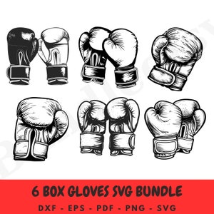 Boxing Gloves Svg Bundle, Boxing gloves clipart, Boxer Svg, Fight Svg Boxing Clipart, Boxing Gloves Cricut Gloves silhouette, Silhouette