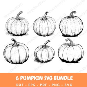 Pumpkin SVG Bundle, Pumpkin SVG, Pumpkin Clipart, Pumpkin Silhouette, Halloween Svg, Pumpkin Vector, Cut Files for Cricut, Digital Download