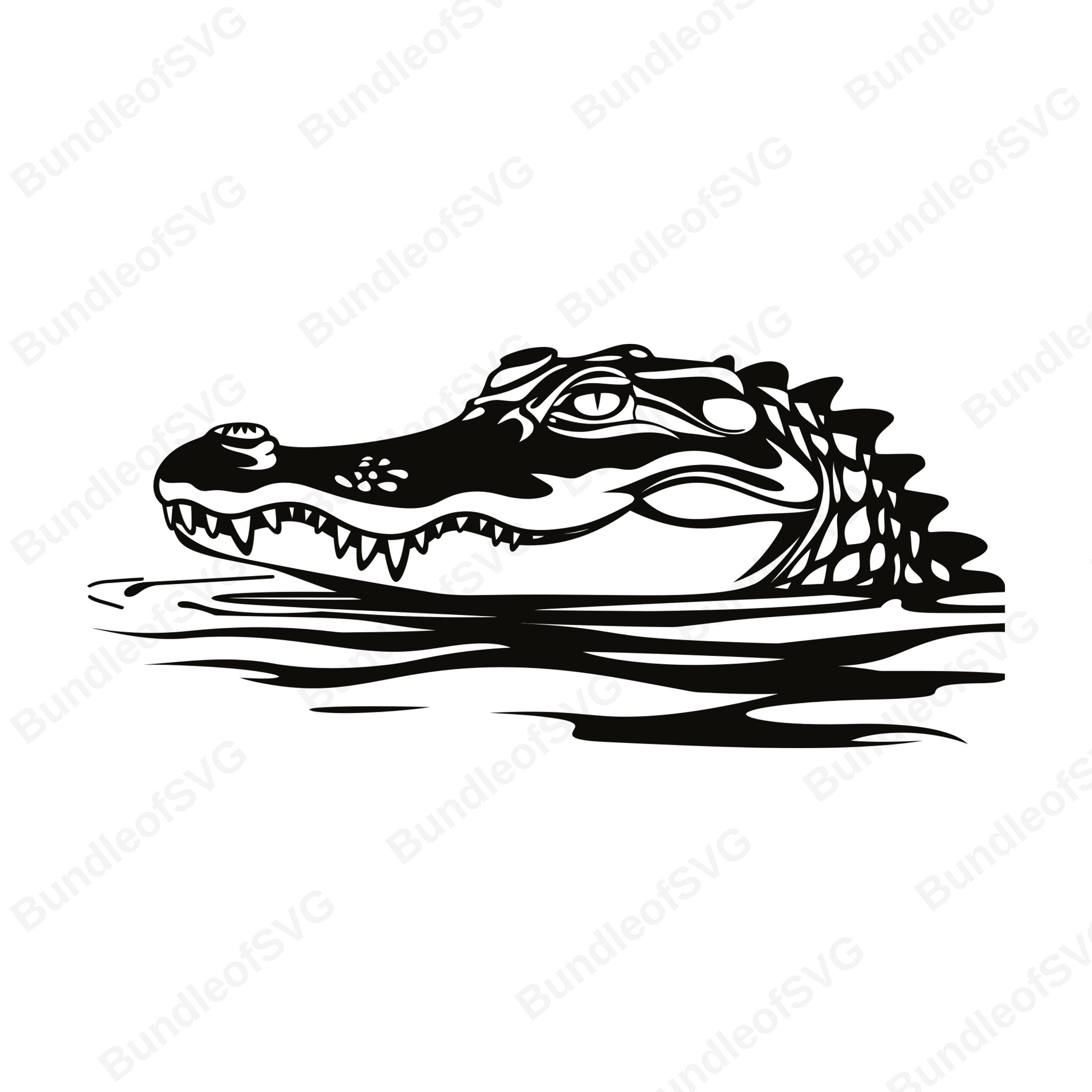 Alligator Clipart Svg Bundle - Vector Graphics for Cricut and ...